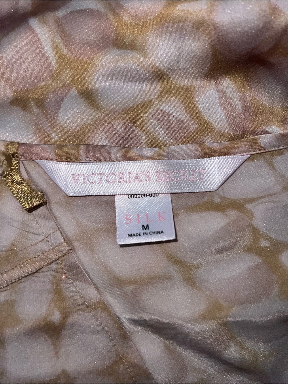 Victoria's Secret Brown Reptile-Print Silk Halter Top - Picture 10 of 10